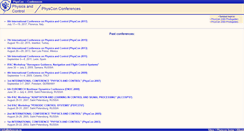 Desktop Screenshot of conf.physcon.ru